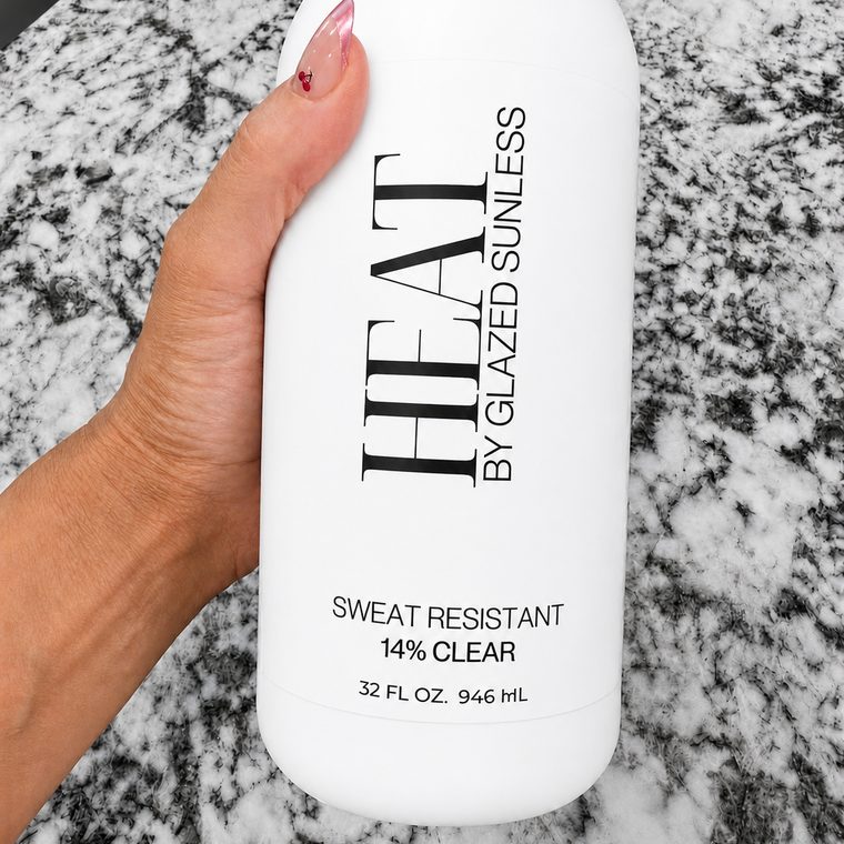 HEAT by Glazed Sunless — Sweat Resistant formula